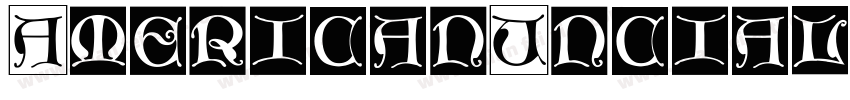 AmericanUnciale Regu字体转换